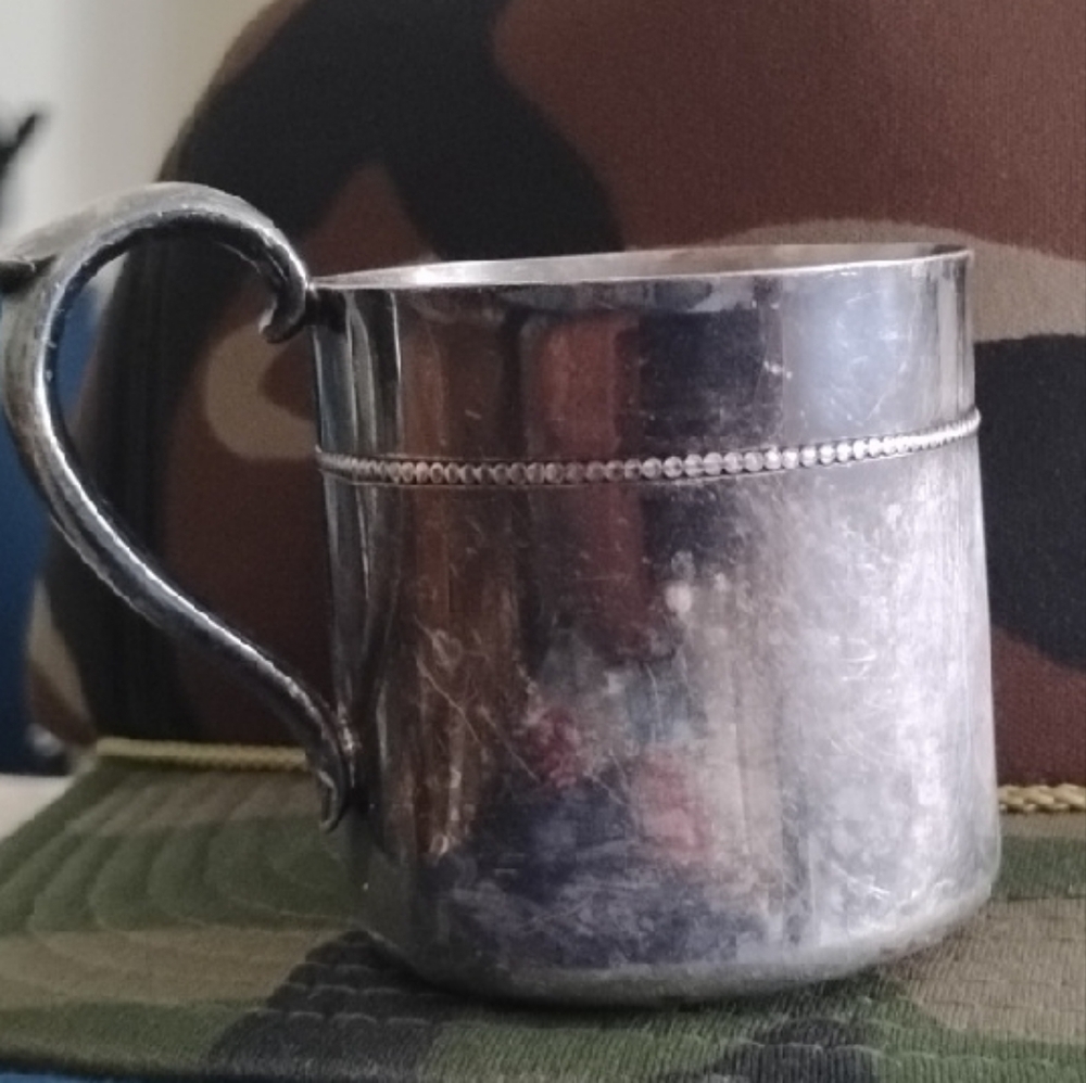 Reed & Barton Silver Turkish Coffee Cup,with Handle.